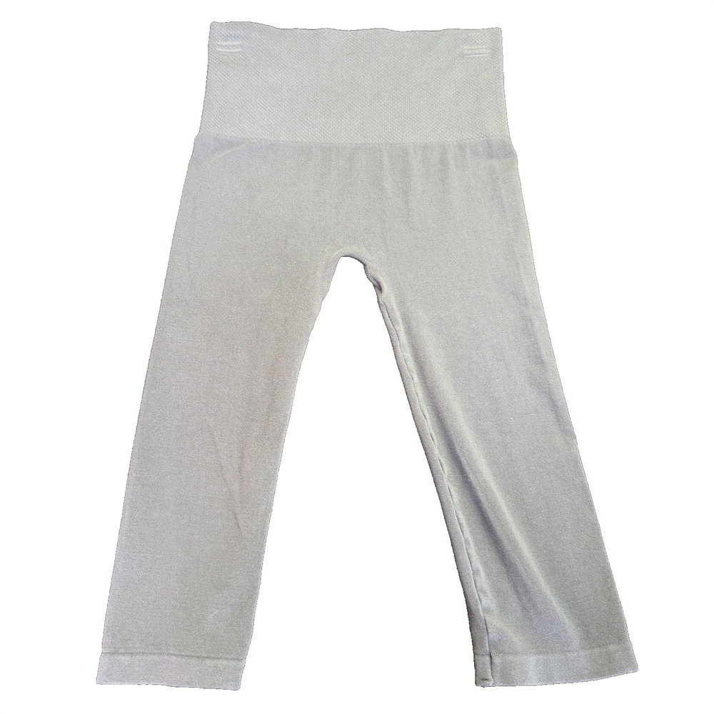 Orange Almost Naked Leggings Gray Capri Bamboo High Waist Athleisure Base Layer